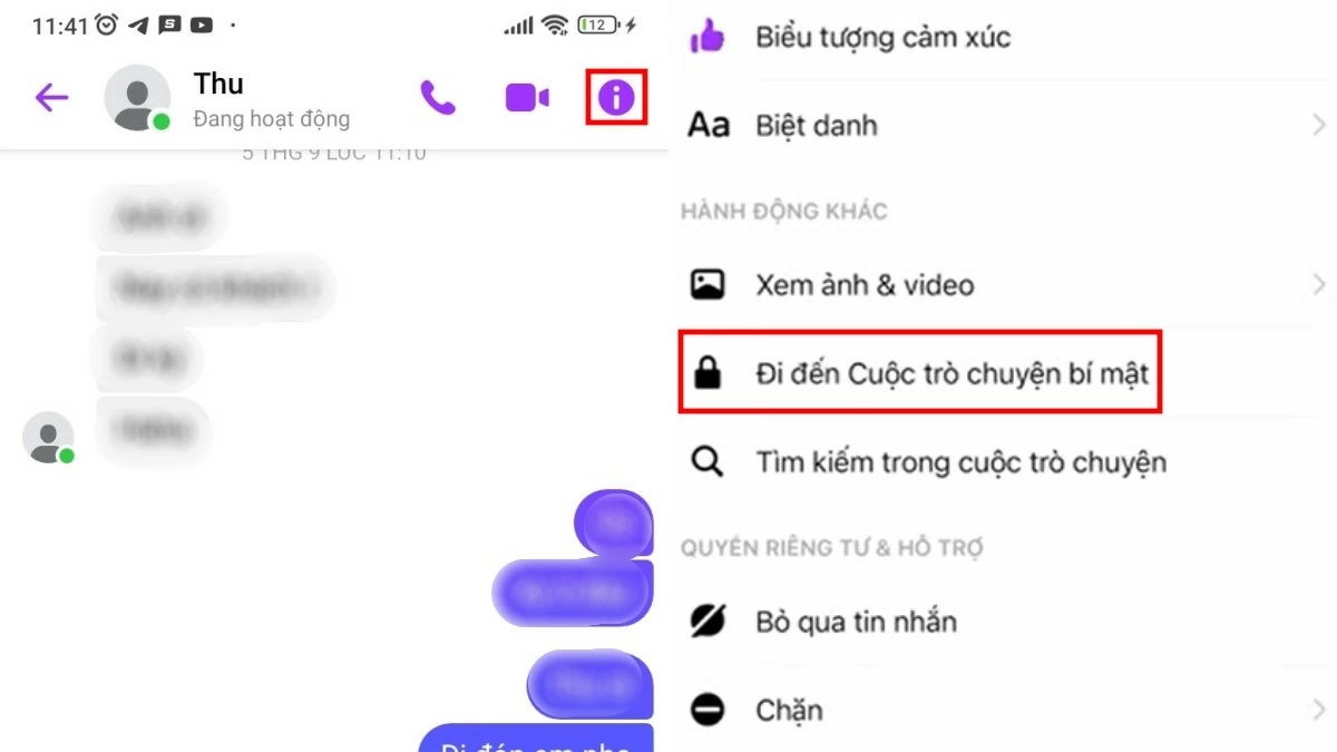 Cách tắt, mở cuộc trò chuyện bí mật trên Messenger trên điện thoại nhanh chóng Cách tắt, mở cuộc trò chuyện bí mật trên Messenger trên điện thoại nhanh chóng
