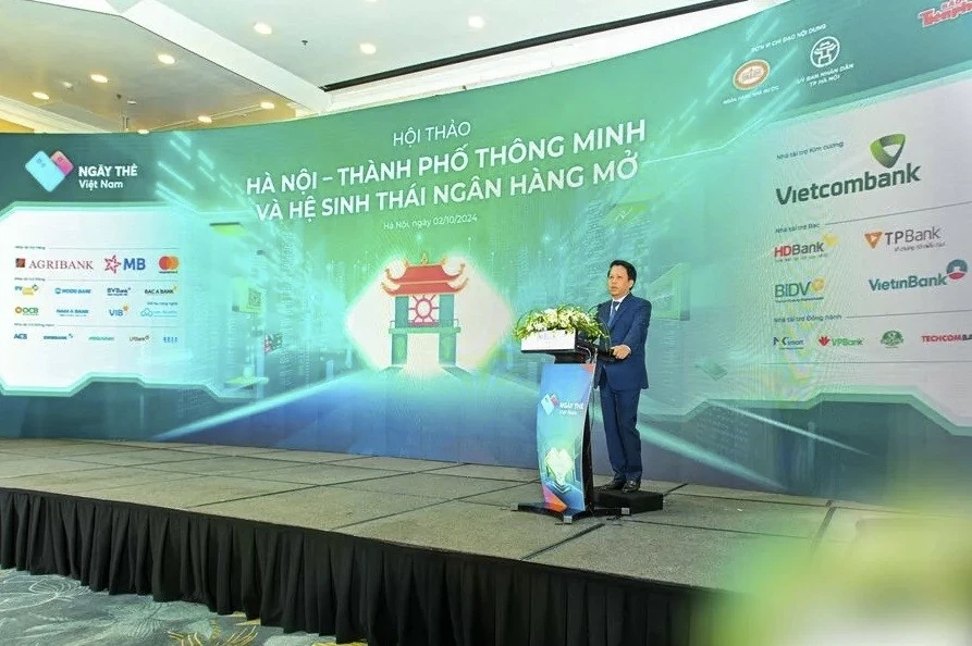 Ông Phạm Tiến Dũng - Phó Thống đốc Ngân hàng Nhà nước phát biểu tại sự kiện Ông Phạm Tiến Dũng - Phó Thống đốc Ngân hàng Nhà nước phát biểu tại sự kiện