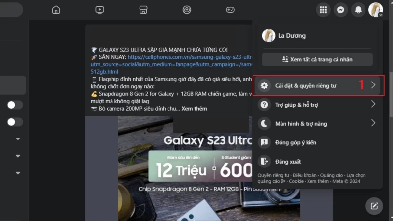 Tải dữ liệu Facebook trên điện thoại, máy tính đơn giản Tải dữ liệu Facebook trên điện thoại, máy tính đơn giản