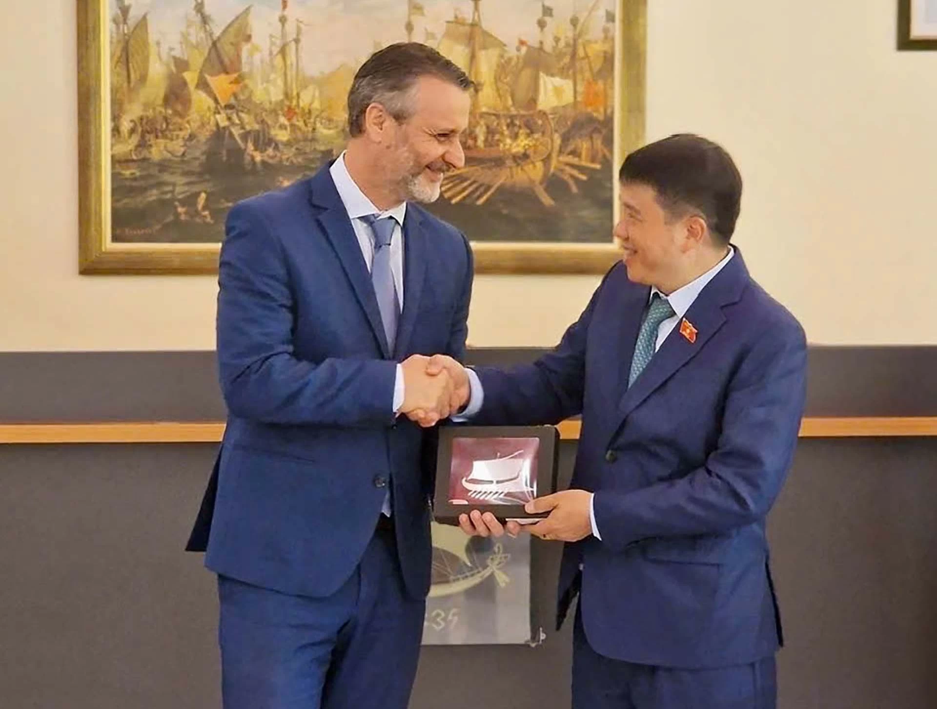 Đoàn công tác của Hội đồng Dân tộc Quốc hội Việt Nam thăm và làm việc tại Hy Lạp