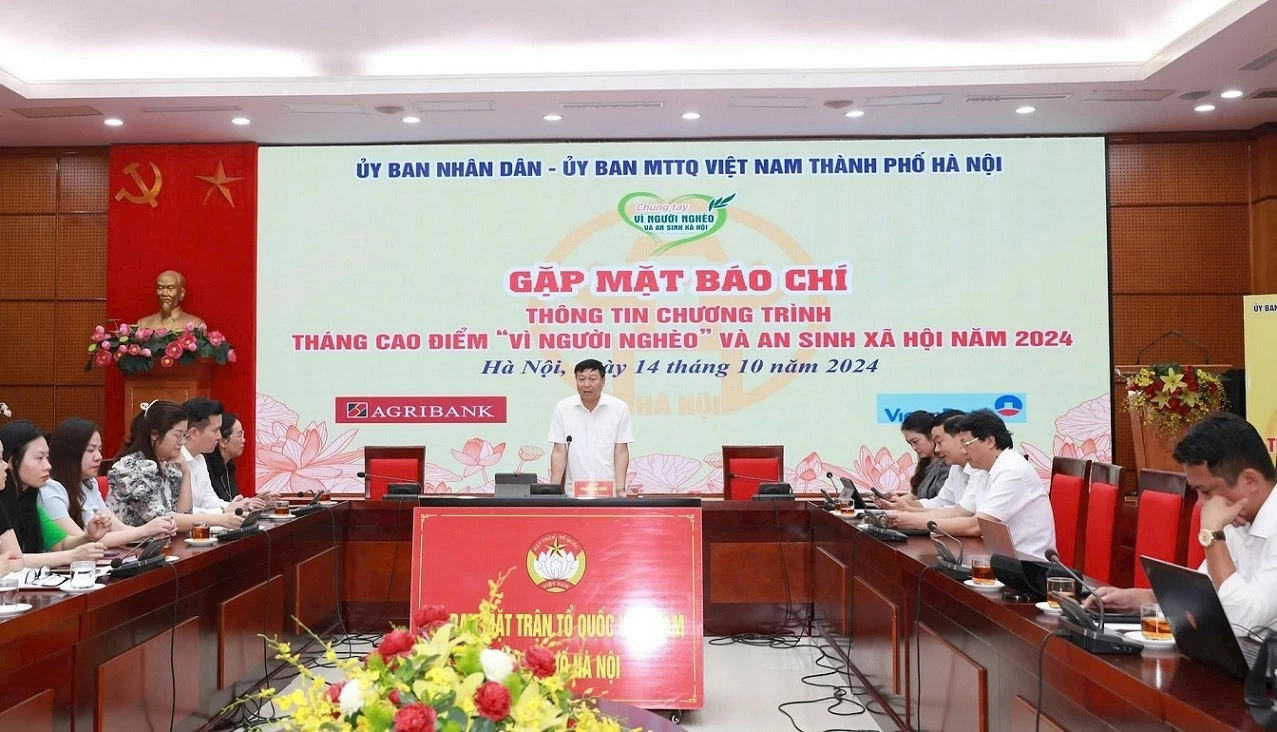 TP. Hà Nội phát động Tháng cao điểm 'Vì người nghèo' và an sinh xã hội năm 2024 TP. Hà Nội phát động Tháng cao điểm 'Vì người nghèo' và an sinh xã hội năm 2024