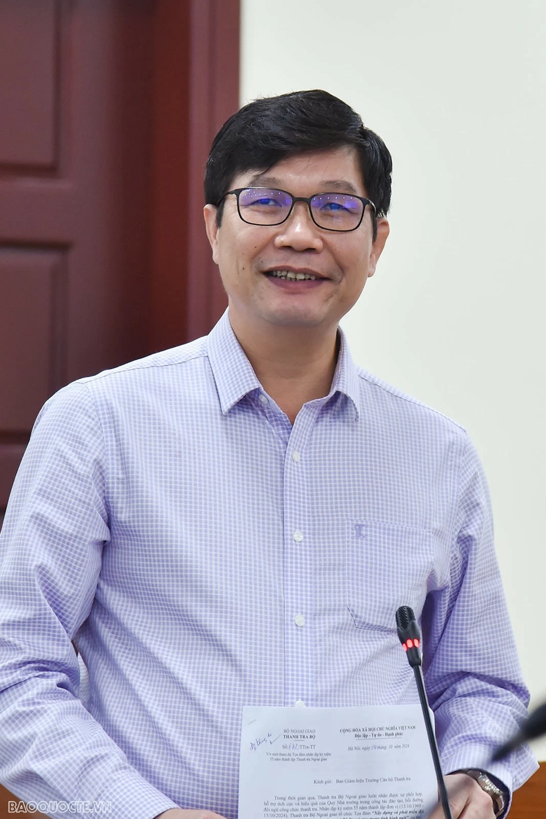 'Xây dựng và phát triển đội ngũ công chức làm công tác thanh tra tại Bộ Ngoại giao trong tình hình mới’ 'Xây dựng và phát triển đội ngũ công chức làm công tác thanh tra tại Bộ Ngoại giao trong tình hình mới’