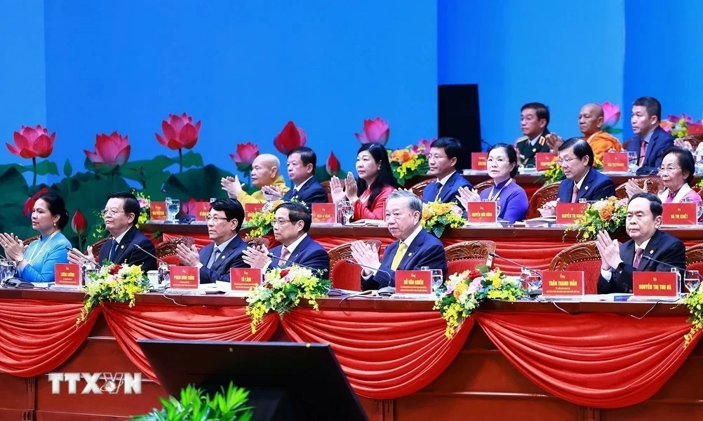 Phiên khai mạc trọng thể Đại hội đại biểu toàn quốc Mặt trận Tổ quốc Việt Nam lần thứ X Phiên khai mạc trọng thể Đại hội đại biểu toàn quốc Mặt trận Tổ quốc Việt Nam lần thứ X