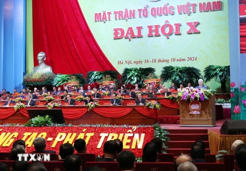 Phiên khai mạc trọng thể Đại hội đại biểu toàn quốc Mặt trận Tổ quốc Việt Nam lần thứ X Phiên khai mạc trọng thể Đại hội đại biểu toàn quốc Mặt trận Tổ quốc Việt Nam lần thứ X