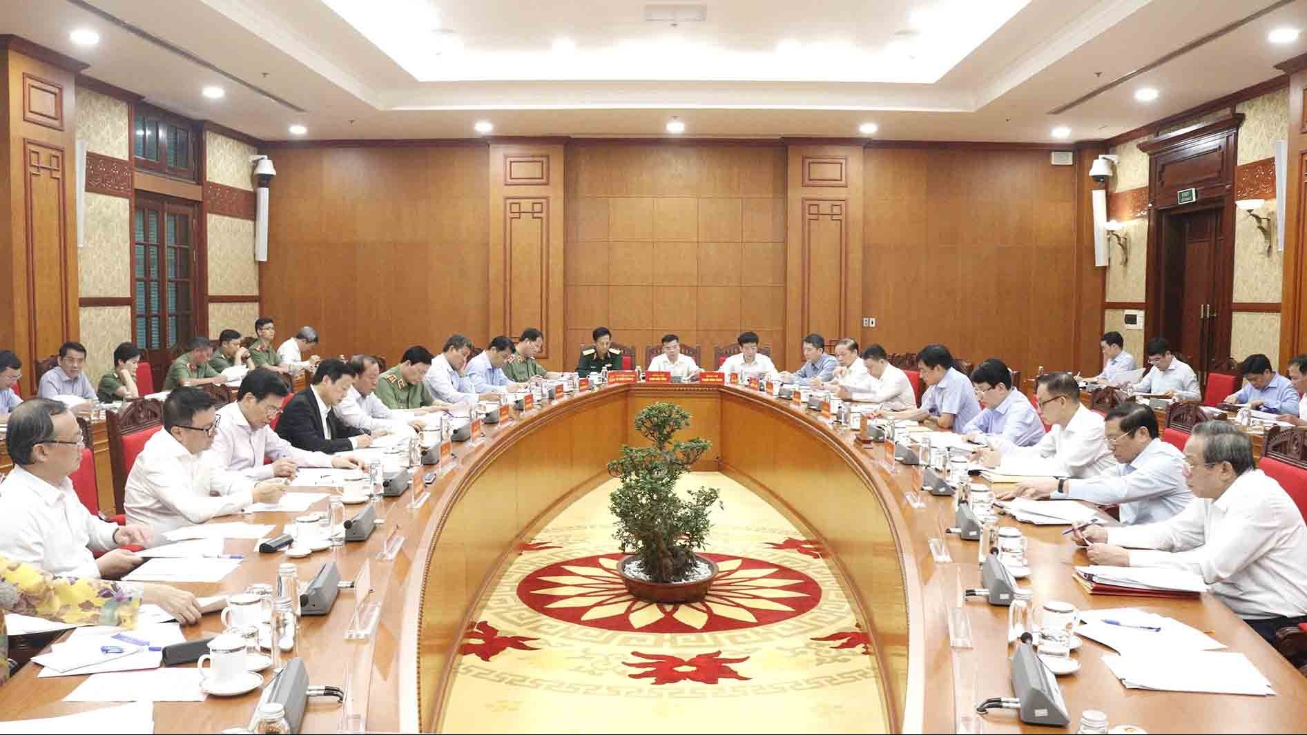 Tiểu ban Tổ chức phục vụ Đại hội XIV của Đảng họp phiên thứ hai