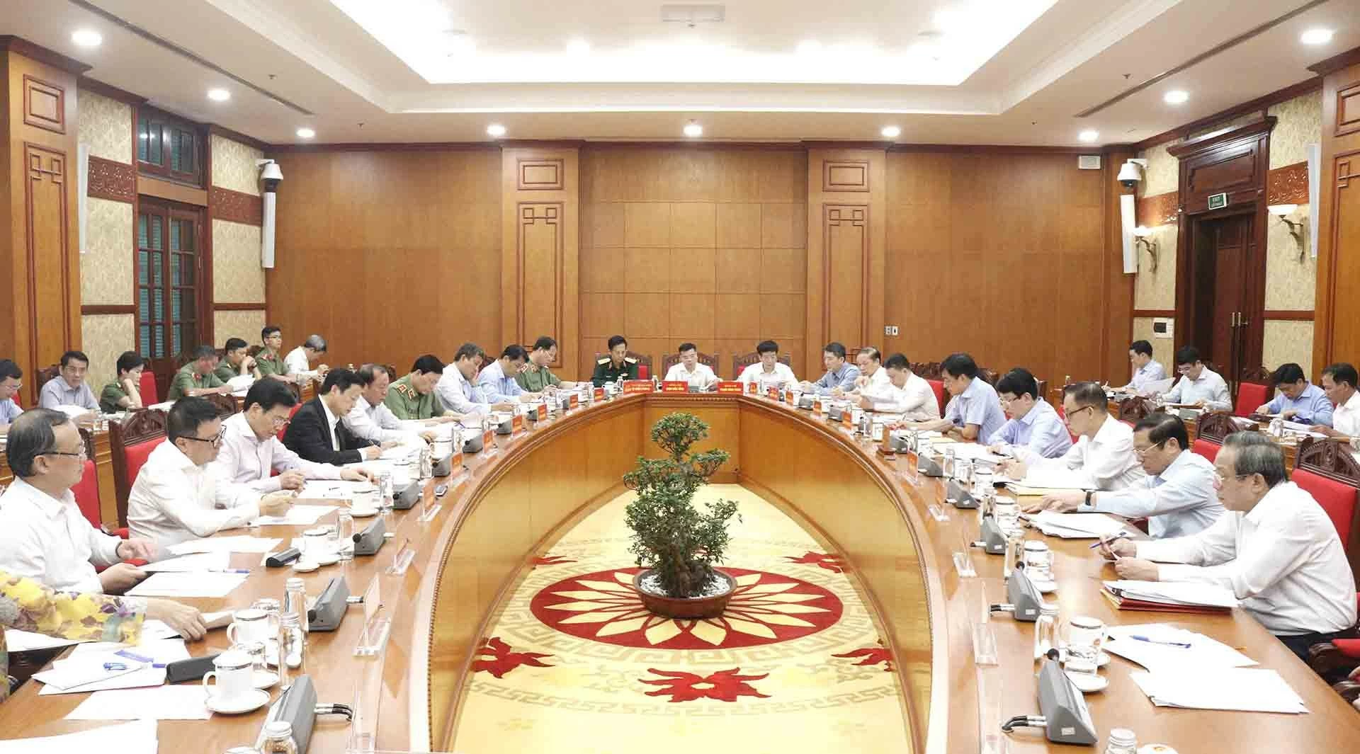 Tiểu ban Tổ chức phục vụ Đại hội XIV của Đảng họp phiên thứ hai Tiểu ban Tổ chức phục vụ Đại hội XIV của Đảng họp phiên thứ hai