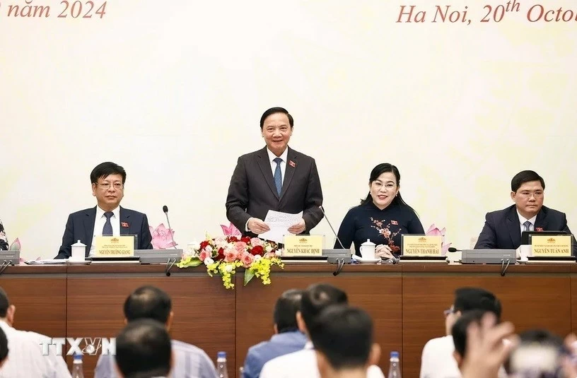 Quốc hội thực hiện quy trình bầu Chủ tịch nước vào ngày 21/10 Quốc hội thực hiện quy trình bầu Chủ tịch nước vào ngày 21/10