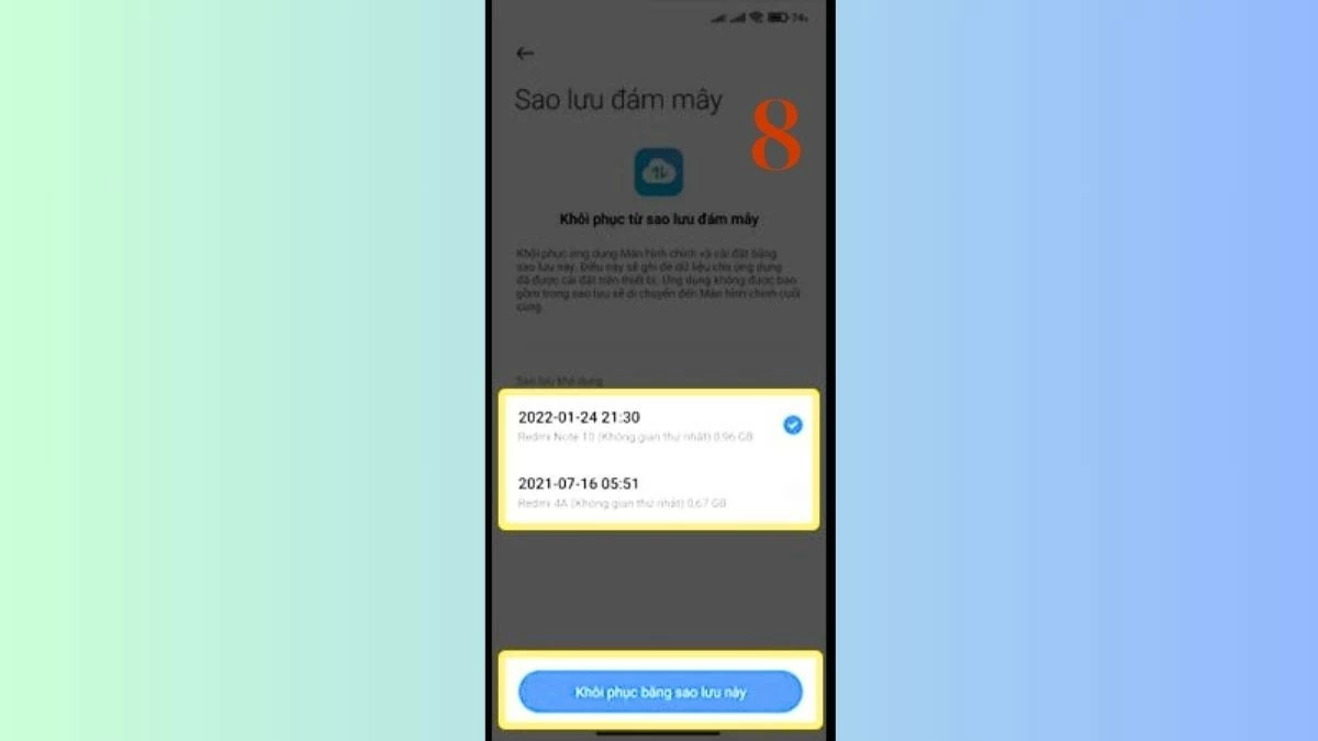 Cách sao lưu và khôi phục dữ liệu với Mi Cloud trên Xiaomi đơn giản Cách sao lưu và khôi phục dữ liệu với Mi Cloud trên Xiaomi đơn giản