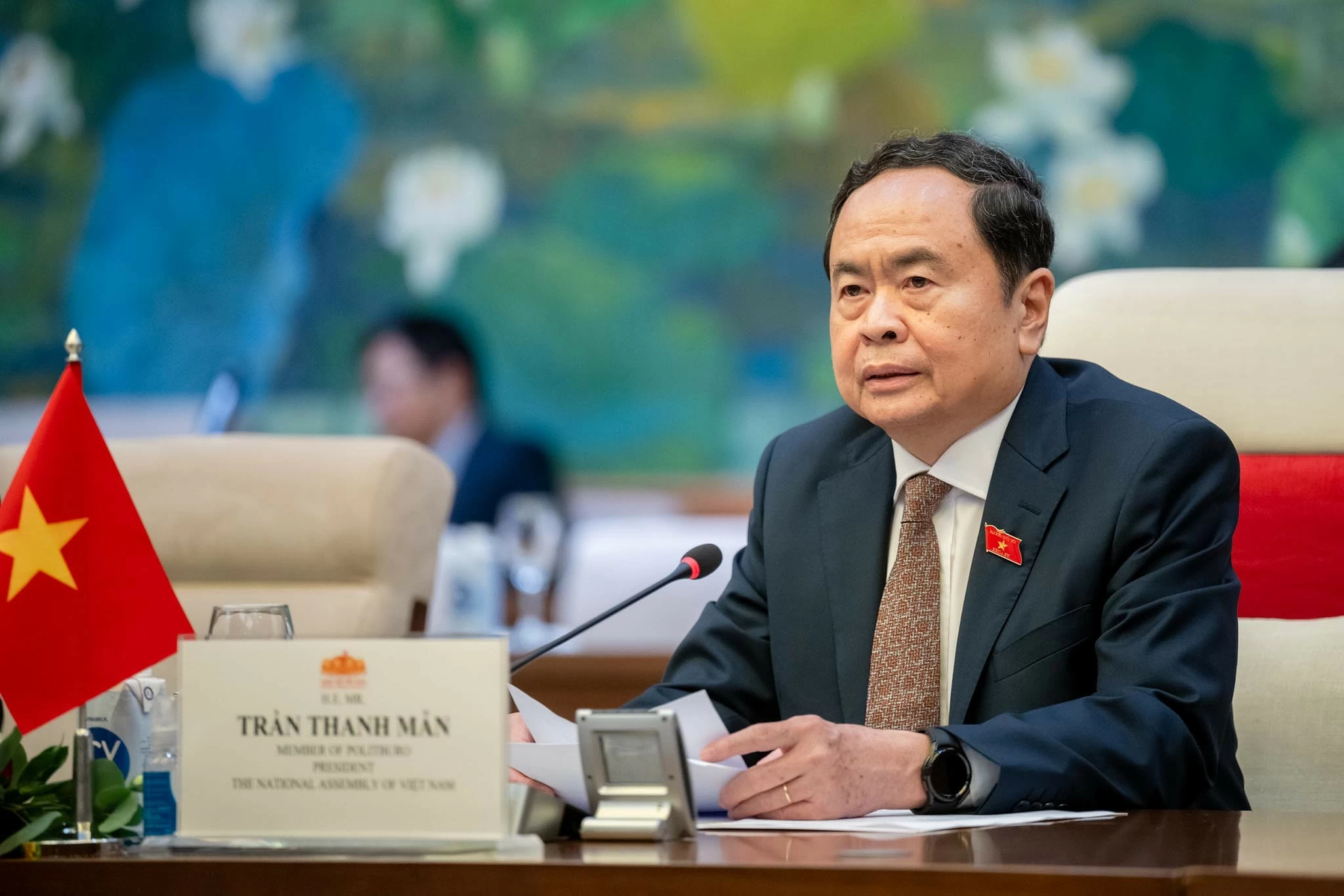 Chủ tịch Quốc hội Trần Thanh Mẫn hội đàm với Chủ tịch Hạ viện Malaysia Chủ tịch Quốc hội Trần Thanh Mẫn hội đàm với Chủ tịch Hạ viện Malaysia