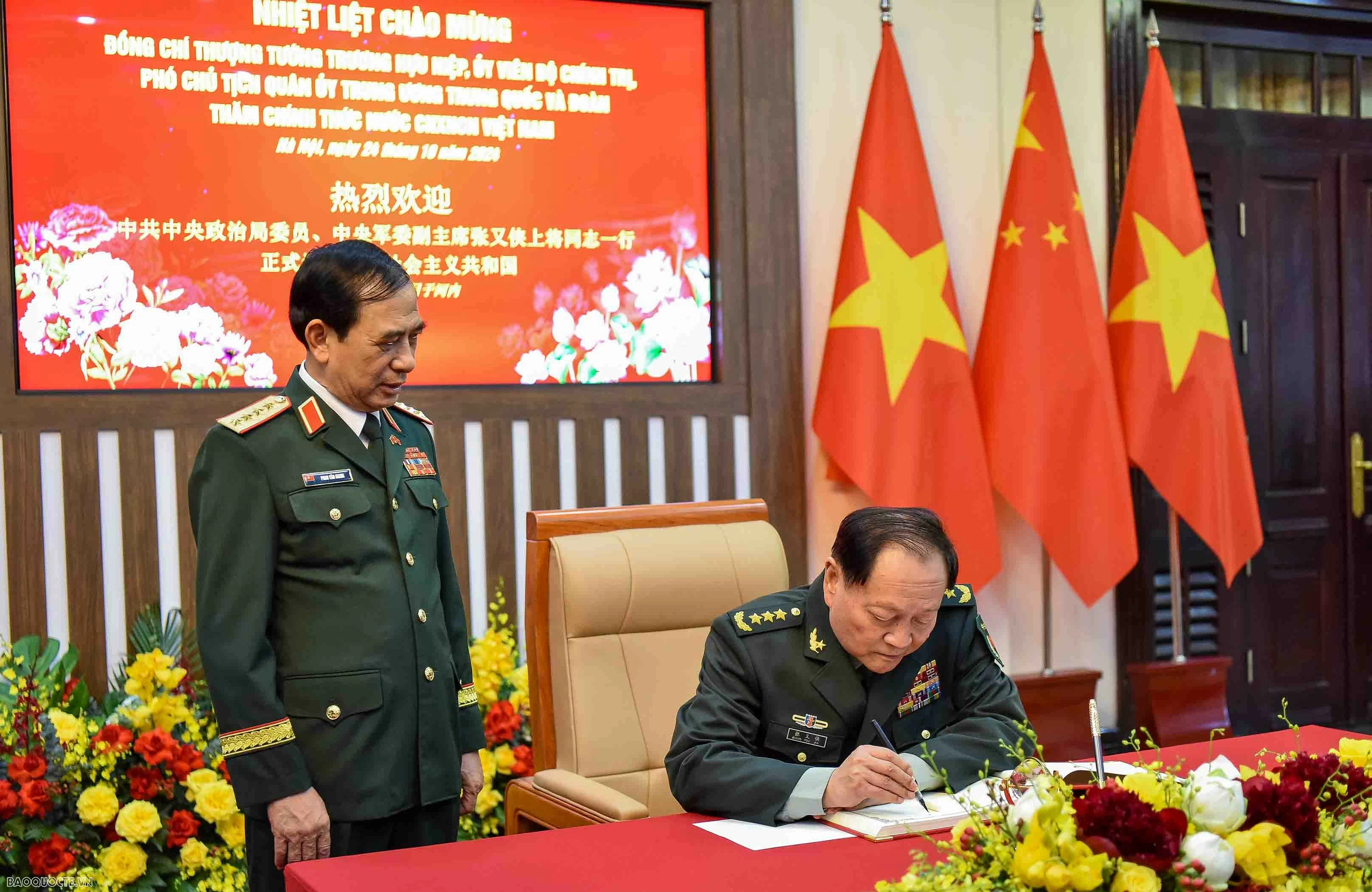 Việt Nam-Trung Quốc ký ý định thư về tăng cường hợp tác quốc phòng Việt Nam-Trung Quốc ký ý định thư về tăng cường hợp tác quốc phòng