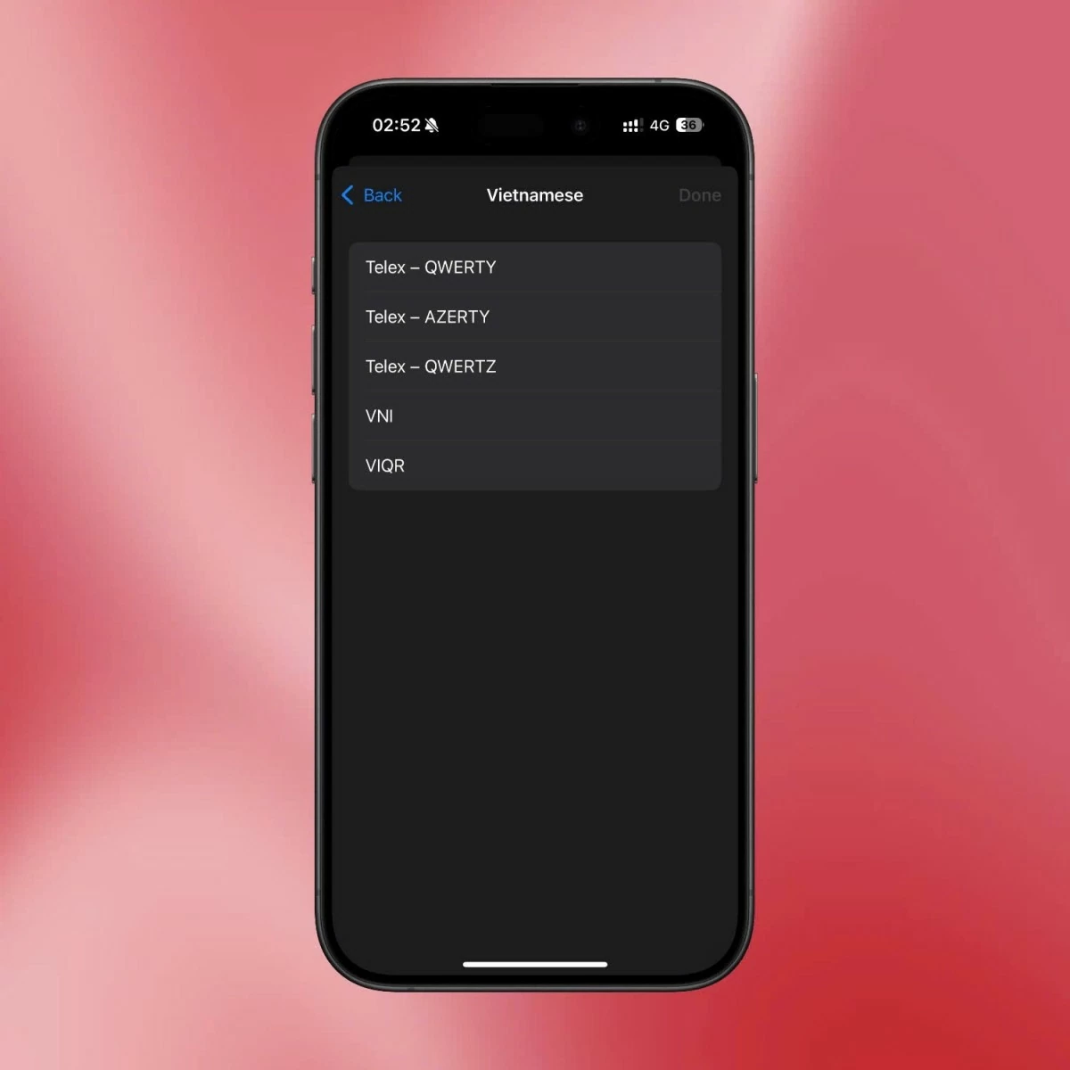 Khắc phục iPhone 16 không gõ được tiếng Việt đơn giản nhất Khắc phục iPhone 16 không gõ được tiếng Việt đơn giản nhất