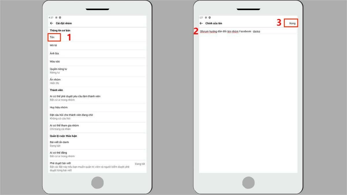 Hướng dẫn cách thay đổi tên nhóm Facebook cực hấp dẫn Hướng dẫn cách thay đổi tên nhóm Facebook cực hấp dẫn