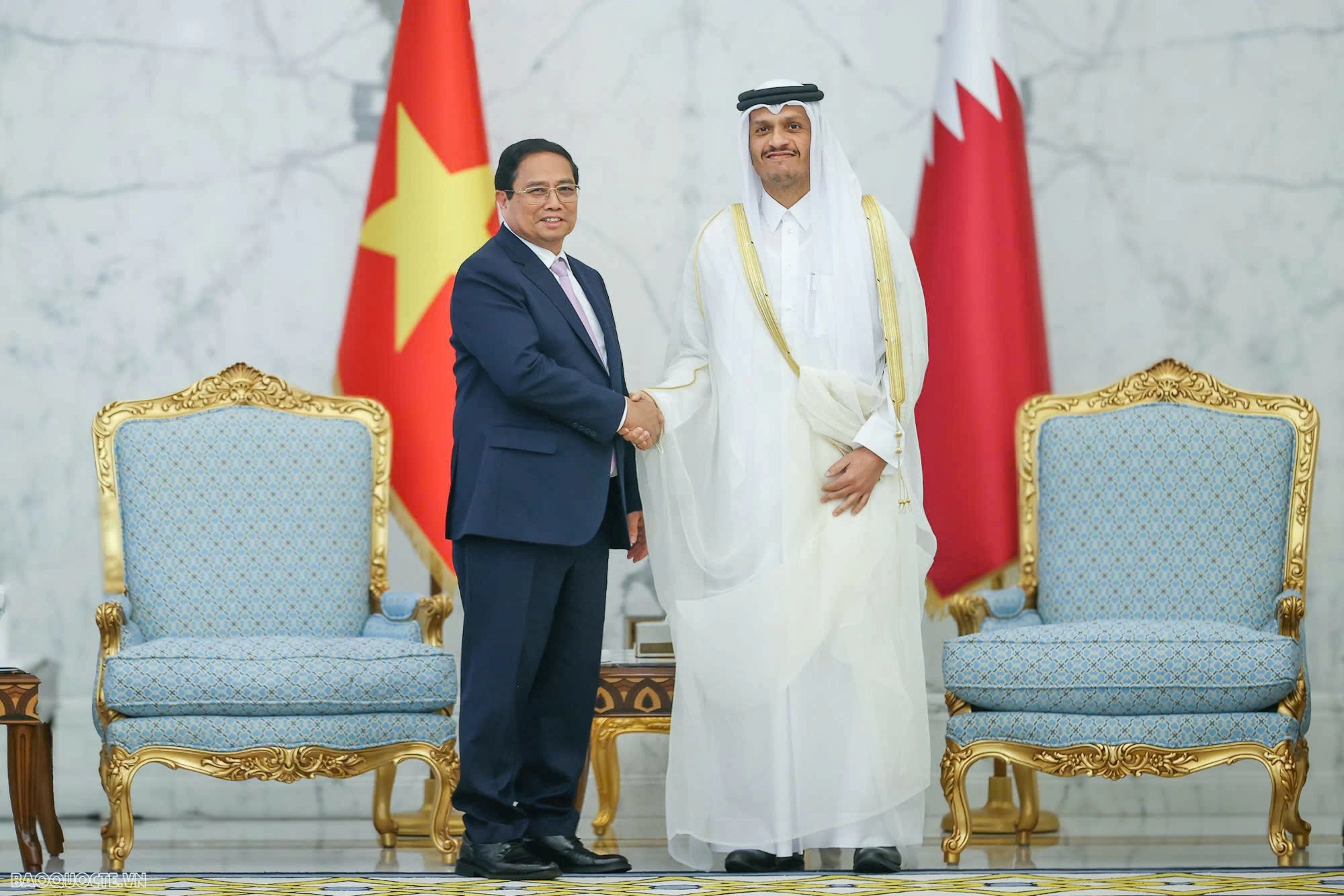 Đây là chuyến thăm đầu tiên của Thủ tướng Chính phủ Việt Nam tới Qatar sau 15 năm và 12 năm sau chuyến thăm cấp cao của Quốc vương Qatar tới Việt Nam. Đây là chuyến thăm đầu tiên của Thủ tướng Chính phủ Việt Nam tới Qatar sau 15 năm và 12 năm sau chuyến thăm cấp cao của Quốc vương Qatar tới Việt Nam.
