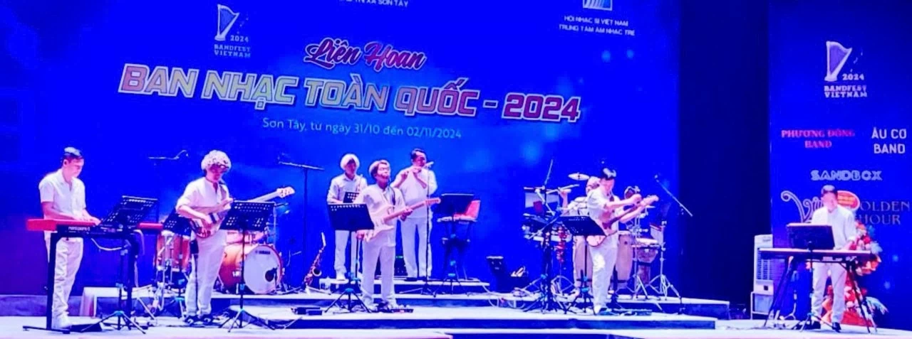 Rộn ràng Khai mạc Liên hoan ban nhạc toàn quốc 2024 Rộn ràng Khai mạc Liên hoan ban nhạc toàn quốc 2024