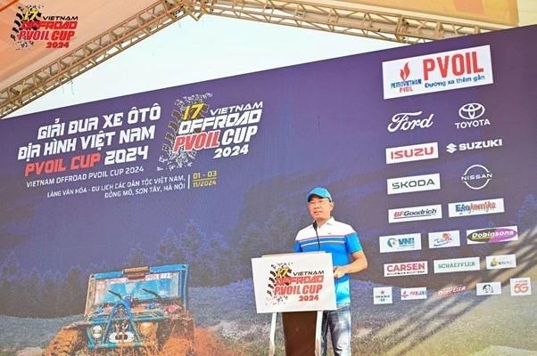 Ông Cao Hoài Dương - Chủ tịch Hội đồng Quản trị PVOIL phát biểu trong buổi lễ khai mạc. Ông Cao Hoài Dương - Chủ tịch Hội đồng Quản trị PVOIL phát biểu trong buổi lễ khai mạc.