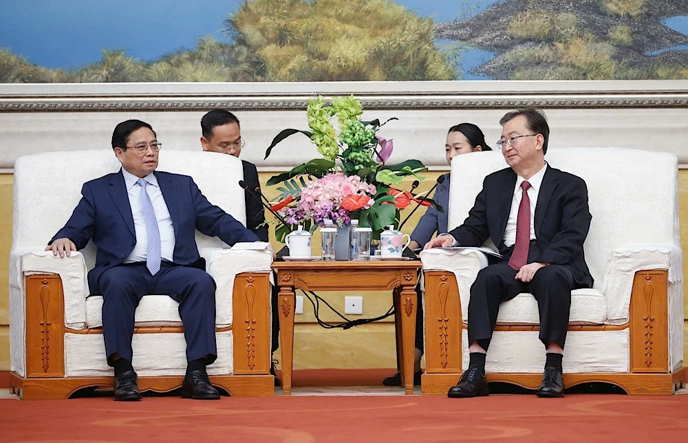 Thủ tướng Chính phủ Phạm Minh Chính tiếp Bí thư Tỉnh ủy tỉnh Vân Nam Vương Ninh. Thủ tướng Chính phủ Phạm Minh Chính tiếp Bí thư Tỉnh ủy tỉnh Vân Nam Vương Ninh.