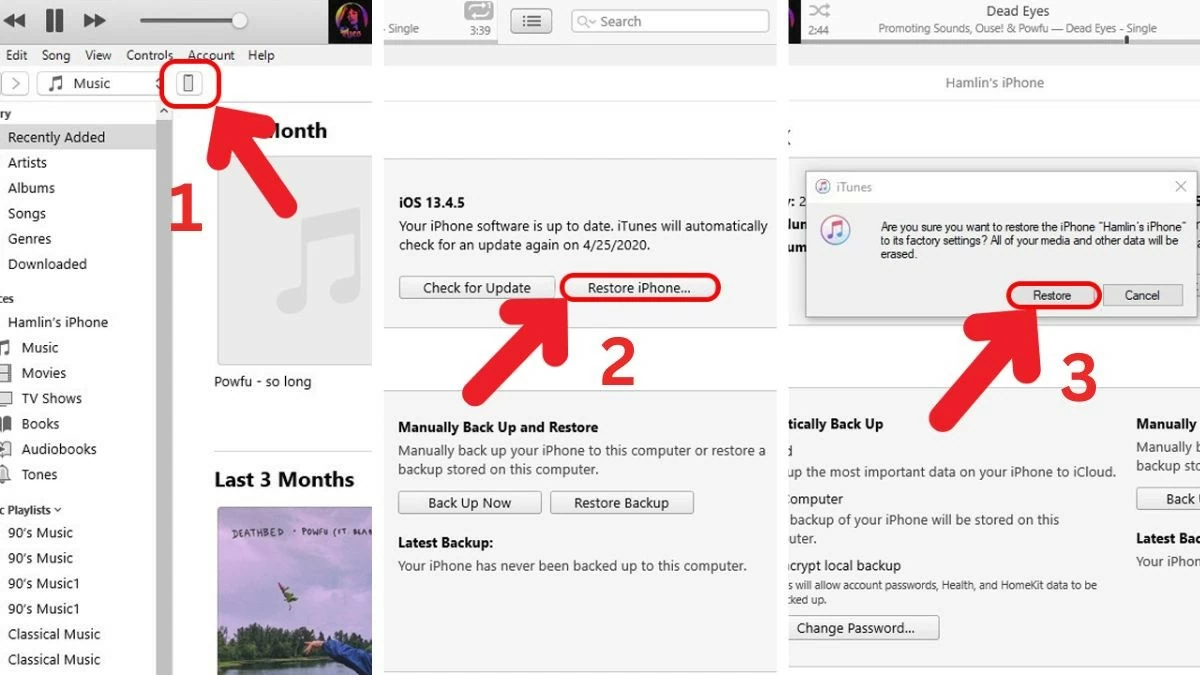 Khắc phục nhanh lỗi iPhone không lên màn hình nhanh chóng Khắc phục nhanh lỗi iPhone không lên màn hình nhanh chóng
