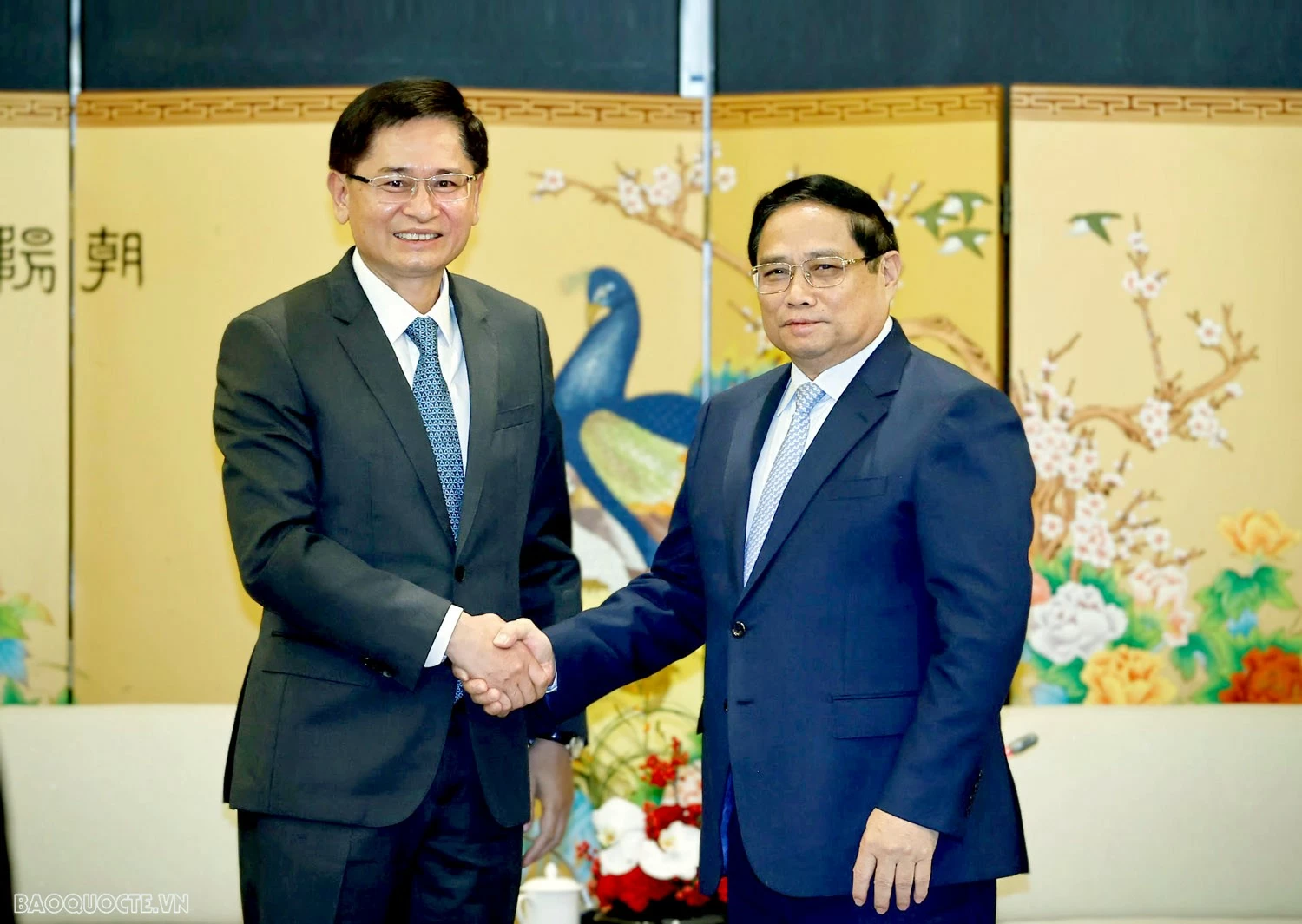 Thủ tướng Chính phủ Phạm Minh Chính tiếp Chủ tịch Khu Tự trị dân tộc Choang Quảng Tây, Trung Quốc Thủ tướng Chính phủ Phạm Minh Chính tiếp Chủ tịch Khu Tự trị dân tộc Choang Quảng Tây, Trung Quốc