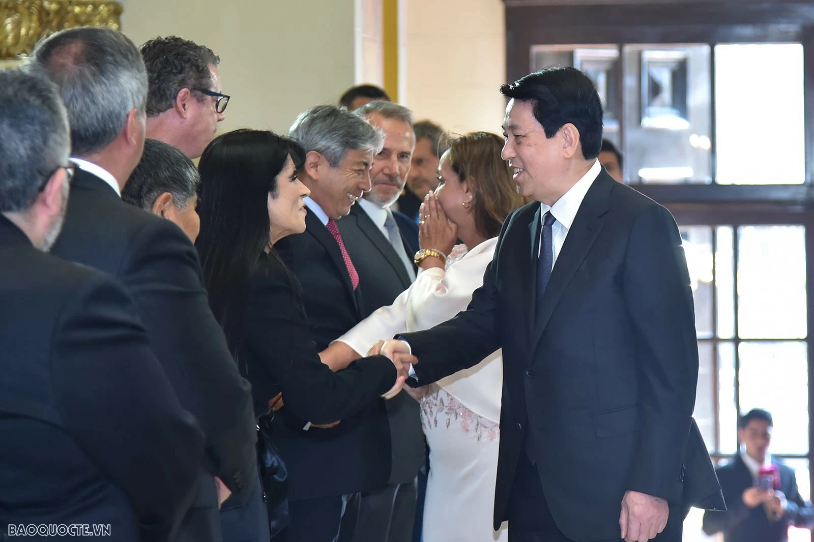 Toàn cảnh Lễ đón chính thức và hội đàm giữa Chủ tịch nước Lương Cường và Tổng thống Peru Dina Boluarte Toàn cảnh Lễ đón chính thức và hội đàm giữa Chủ tịch nước Lương Cường và Tổng thống Peru Dina Boluarte