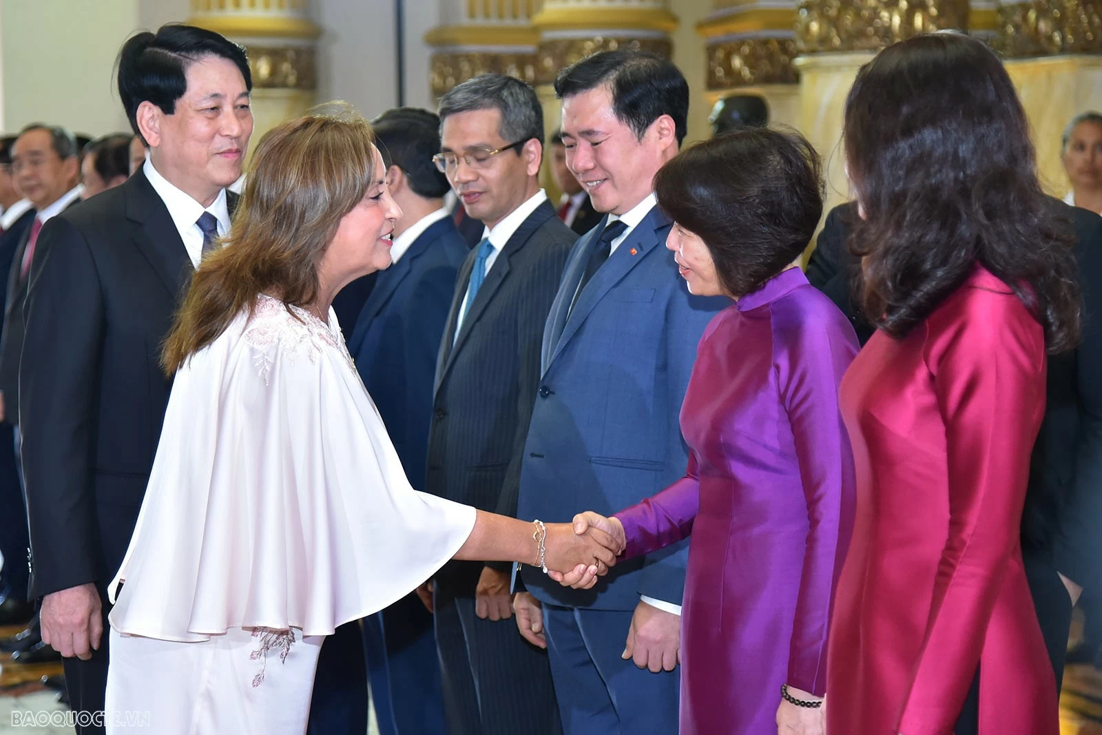 Toàn cảnh Lễ đón chính thức và hội đàm giữa Chủ tịch nước Lương Cường và Tổng thống Peru Dina Boluarte Toàn cảnh Lễ đón chính thức và hội đàm giữa Chủ tịch nước Lương Cường và Tổng thống Peru Dina Boluarte