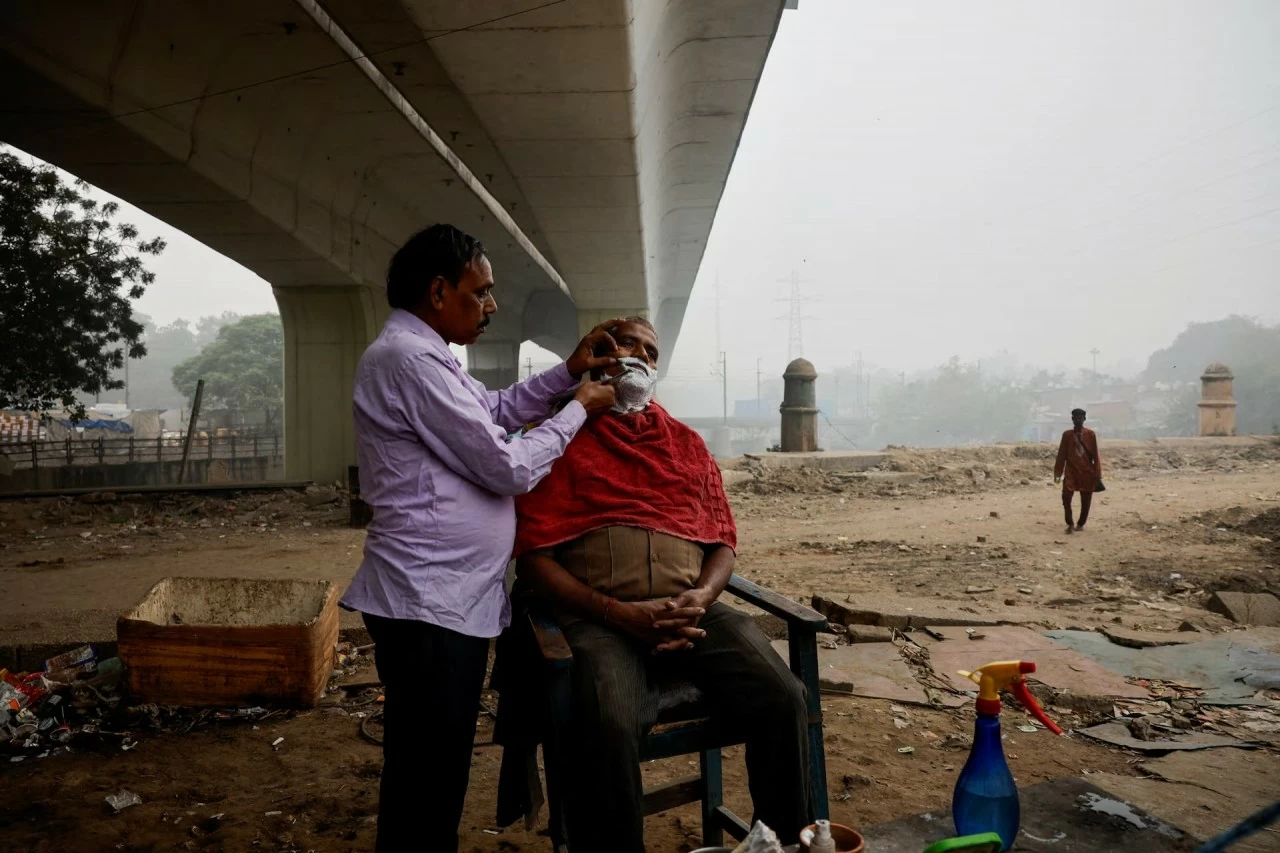 Ấn Độ: Thủ đô Delhi mờ mịt do ô nhiễm không khí nghiêm trọng Ấn Độ: Thủ đô Delhi mờ mịt do ô nhiễm không khí nghiêm trọng