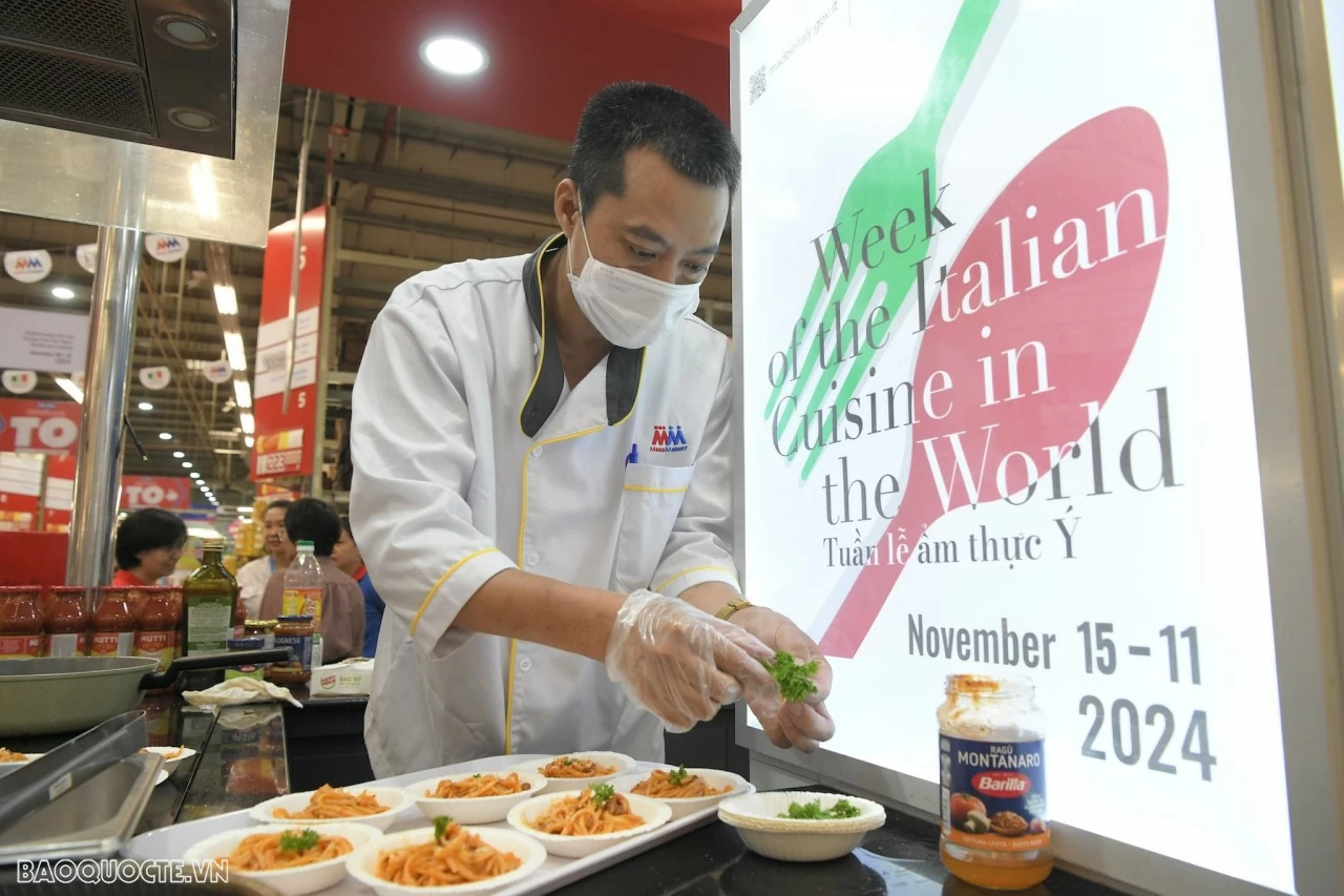 Tuần lễ ẩm thực Italy tại Việt Nam: Nét hấp dẫn của đất nước hình chiếc ủng Tuần lễ ẩm thực Italy tại Việt Nam: Nét hấp dẫn của đất nước hình chiếc ủng