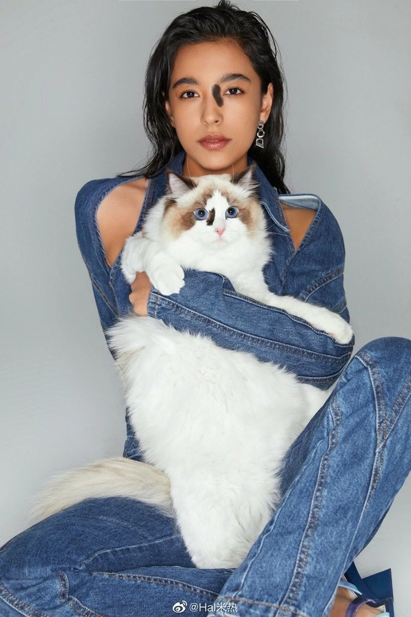 Hal Mire được một người bạn tặng cho chú mèo có vết bớt trên mặt vì anh ấy thấy nó rất giống cô. Hal Mire được một người bạn tặng cho chú mèo có vết bớt trên mặt vì anh ấy thấy nó rất giống cô.