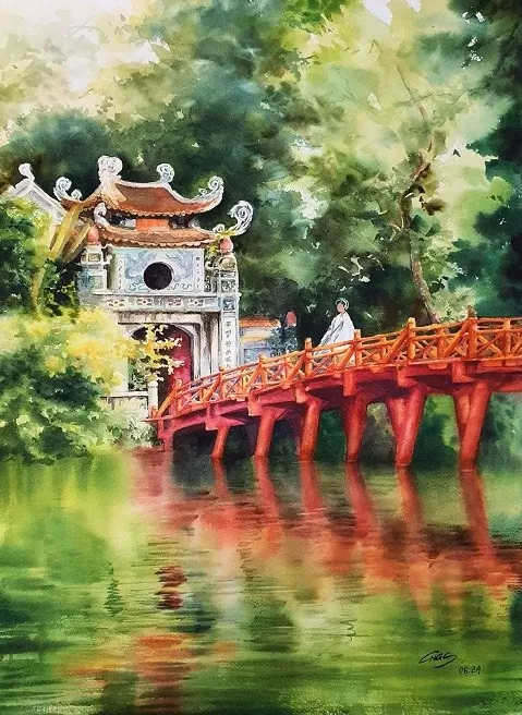 18 họa sĩ không chuyên tôn vinh nét đẹp Hà Nội 18 họa sĩ không chuyên tôn vinh nét đẹp Hà Nội