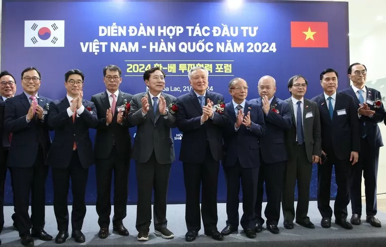 Diễn đàn hợp tác đầu tư Việt Nam - Hàn Quốc 2024 Diễn đàn hợp tác đầu tư Việt Nam - Hàn Quốc 2024