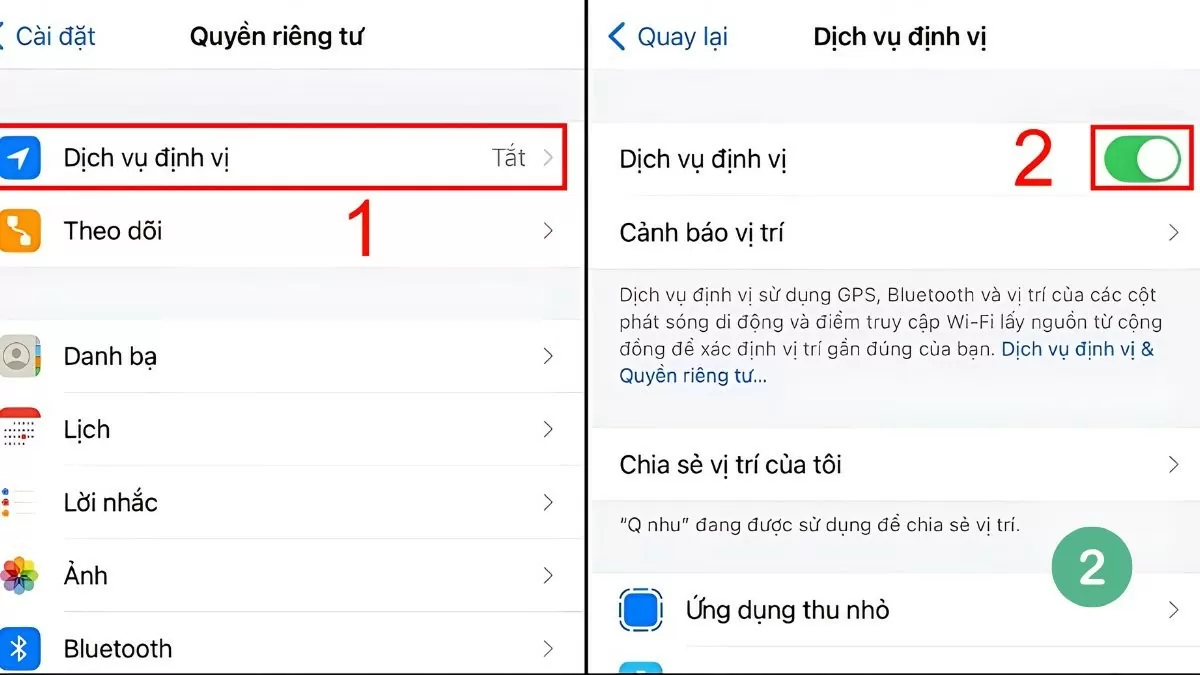 Cách tắt định vị iPhone vô cùng nhanh chóng và hiệu quả Cách tắt định vị iPhone vô cùng nhanh chóng và hiệu quả