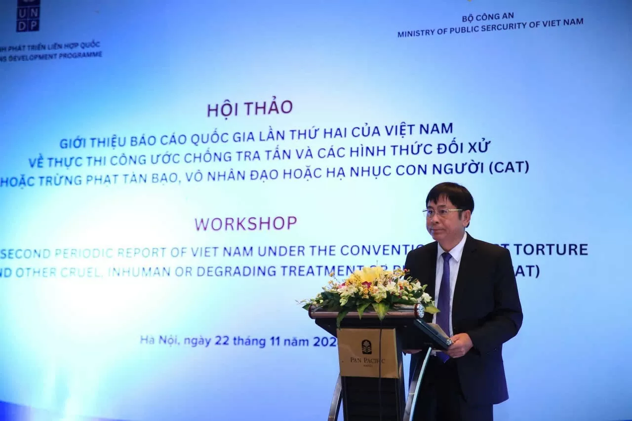 Báo cáo quốc gia lần thứ hai thể hiện trách nhiệm và nỗ lực của Việt Nam trong thực thi Công ước chống tra tấn Báo cáo quốc gia lần thứ hai thể hiện trách nhiệm và nỗ lực của Việt Nam trong thực thi Công ước chống tra tấn