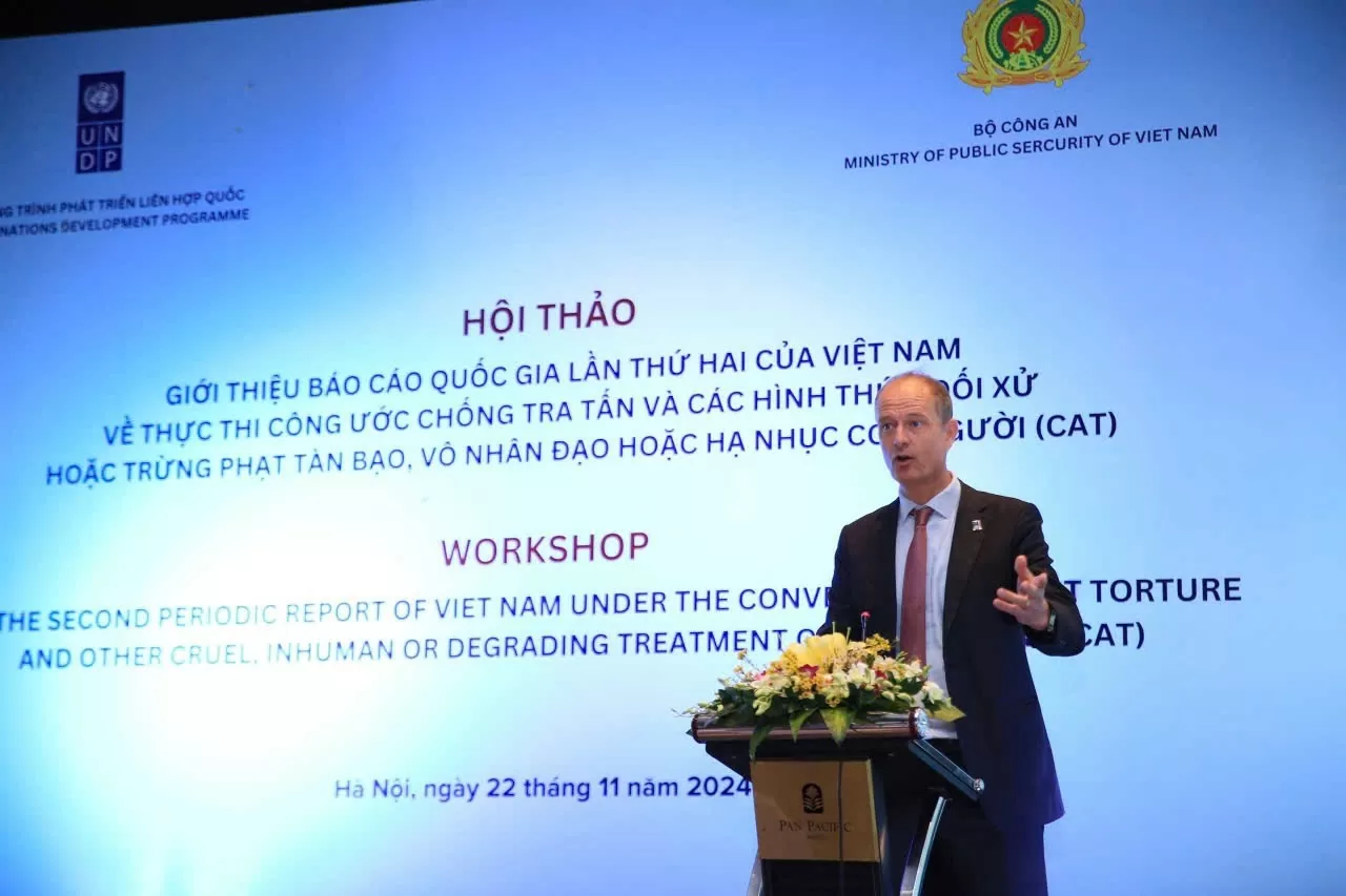 Báo cáo quốc gia lần thứ hai thể hiện trách nhiệm và nỗ lực của Việt Nam trong thực thi Công ước chống tra tấn Báo cáo quốc gia lần thứ hai thể hiện trách nhiệm và nỗ lực của Việt Nam trong thực thi Công ước chống tra tấn