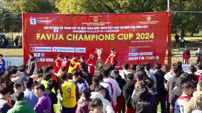 Đại hội bóng đá tranh Cup vô địch toàn quốc người Việt tại Nhật Bản thành công tốt đẹp