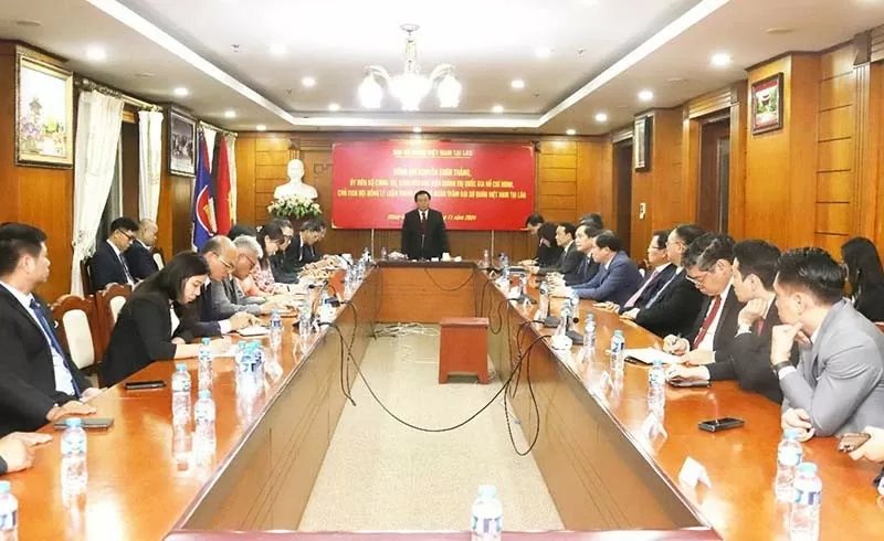 Tổng Bí thư, Chủ tịch nước Lào Thongloun Sisoulith tiếp đoàn đại biểu Đảng Cộng sản Việt Nam Tổng Bí thư, Chủ tịch nước Lào Thongloun Sisoulith tiếp đoàn đại biểu Đảng Cộng sản Việt Nam