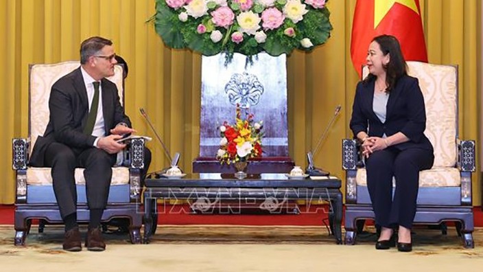 Phó Chủ tịch nước Võ Thị Ánh Xuân tiếp Thủ hiến bang Hessen, Đức