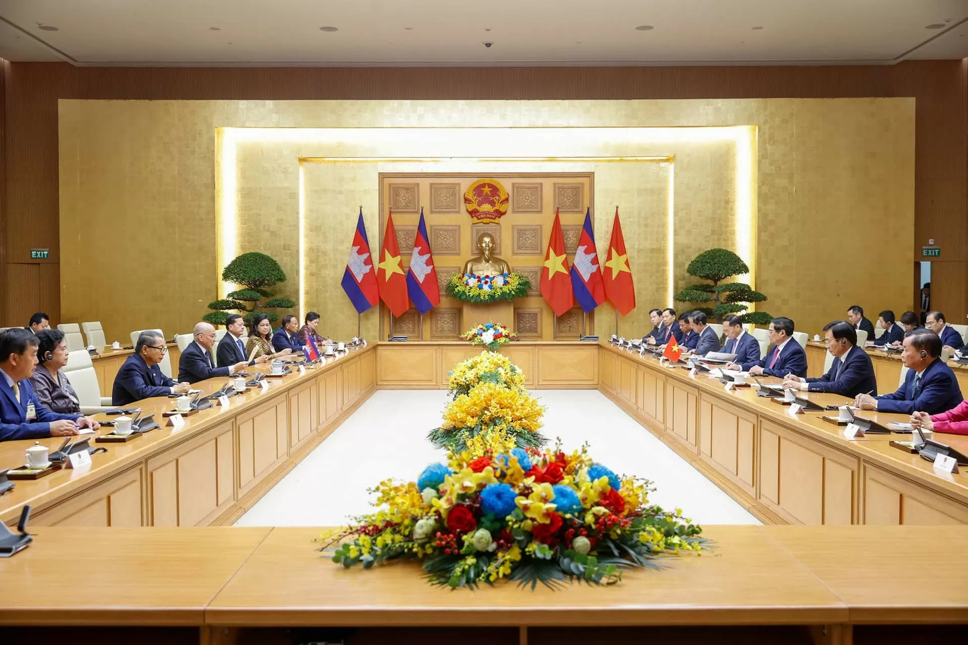 Quan hệ Việt Nam và Campuchia không ngừng được củng cố và phát triển Quan hệ Việt Nam và Campuchia không ngừng được củng cố và phát triển