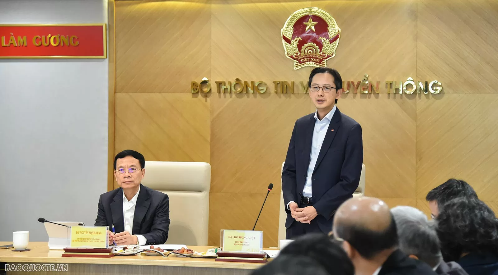 Đoàn Trưởng cơ quan đại diện Việt Nam ở nước ngoài bổ nhiệm năm 2024 làm việc tại Bộ Thông tin và Truyền thông Đoàn Trưởng cơ quan đại diện Việt Nam ở nước ngoài bổ nhiệm năm 2024 làm việc tại Bộ Thông tin và Truyền thông