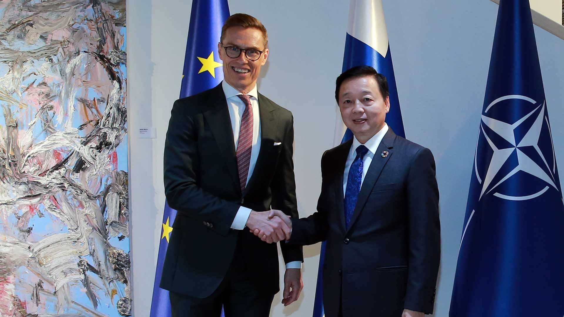 Việt Nam-Phần Lan tăng cường hợp tác trong lĩnh vực phát triển bền vững, chuyển đổi xanh, kinh tế tuần hoàn