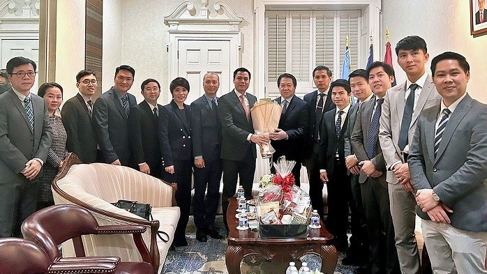 Phái đoàn thường trực Việt Nam tại Liên hợp quốc chúc mừng Quốc khánh Lào