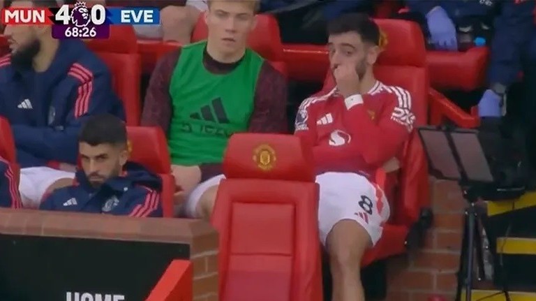 Hình ảnh đáng lo ngại của Bruno Fernandes trước đại chiến Arsenal vs MU
