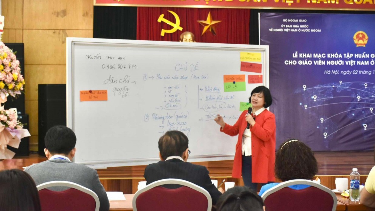 Chia sẻ phương pháp dạy tiếng Việt cho trẻ em ở nước ngoài