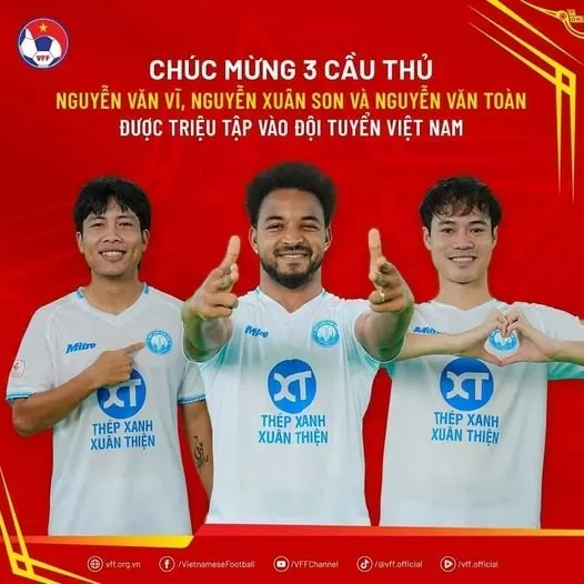 Đội tuyển Việt Nam gọi bổ sung tiền đạo Xuân Son cho ASEAN Cup 2024 Đội tuyển Việt Nam gọi bổ sung tiền đạo Xuân Son cho ASEAN Cup 2024