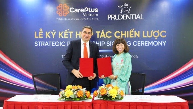 Prudential Việt Nam 'bắt tay' CarePlus ký hợp tác chăm sóc sức khỏe