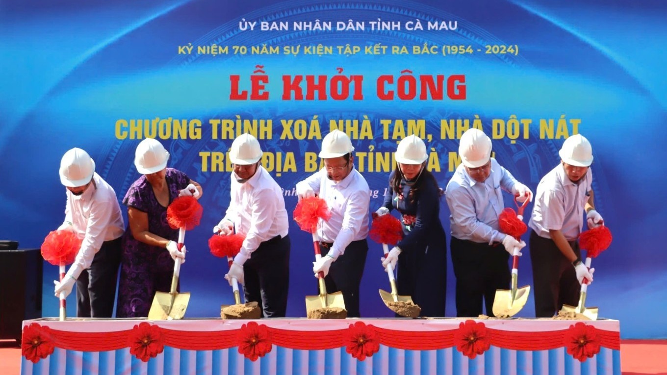 Cà Mau huy động 235,9 tỷ đồng để xóa 4.400 căn nhà tạm, nhà dột nát
