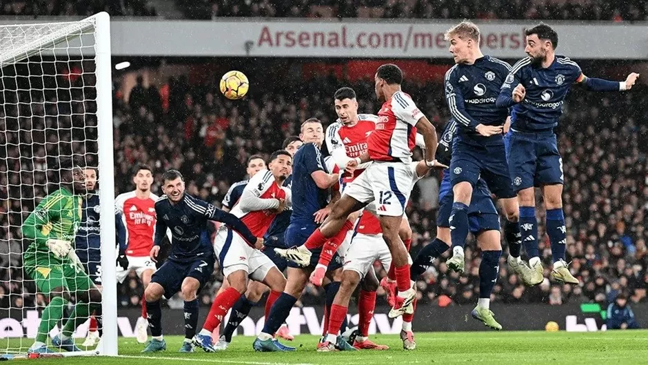 Arsenal thắng MU với tỷ số 2-0 tại vòng 14 Ngoại hạng Anh 2024/25. (Nguồn: Arsenal) Arsenal thắng MU với tỷ số 2-0 tại vòng 14 Ngoại hạng Anh 2024/25. (Nguồn: Arsenal)