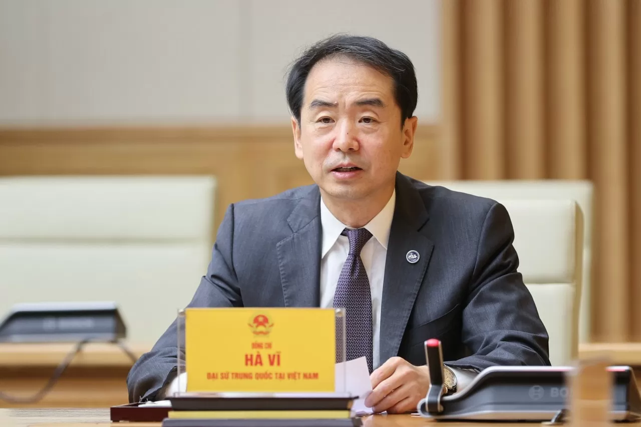 Đại sứ Trung Quốc tại Việt Nam Hà Vĩ. (Nguồn: Đại sứ Trung Quốc tại Việt Nam Hà Vĩ. (Nguồn: