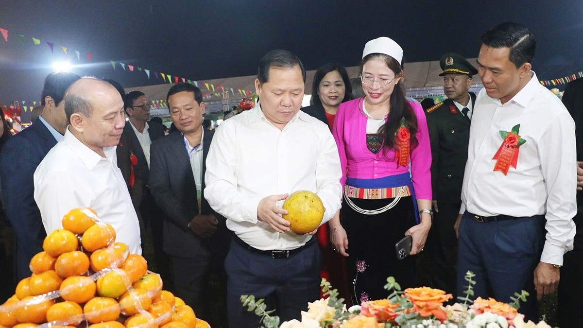 Khai mạc Lễ hội cam Cao Phong và Hội chợ Thương mại - Du lịch tỉnh Hòa Bình