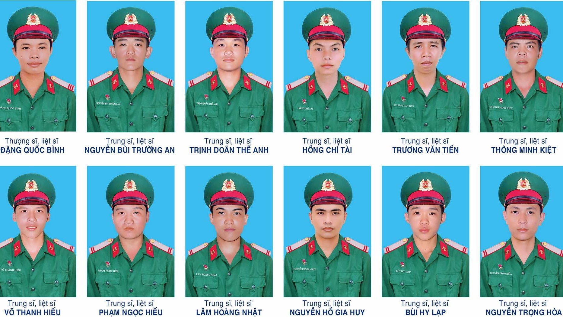 Truy tặng Huy hiệu Tuổi trẻ dũng cảm cho 12 quân nhân của Quân khu 7 hy sinh trong diễn tập