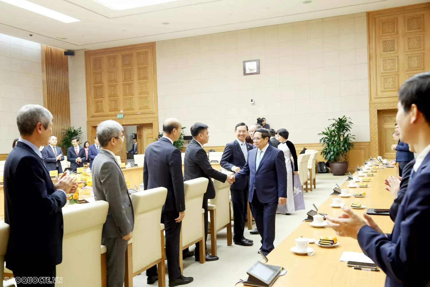 Thủ tướng Phạm Minh Chính gặp, làm việc với Đoàn trưởng cơ quan đại diện Việt Nam ở nước ngoài Thủ tướng Phạm Minh Chính gặp, làm việc với các Đại sứ, Trưởng Cơ quan đại diện Việt Nam ở nước ngoài