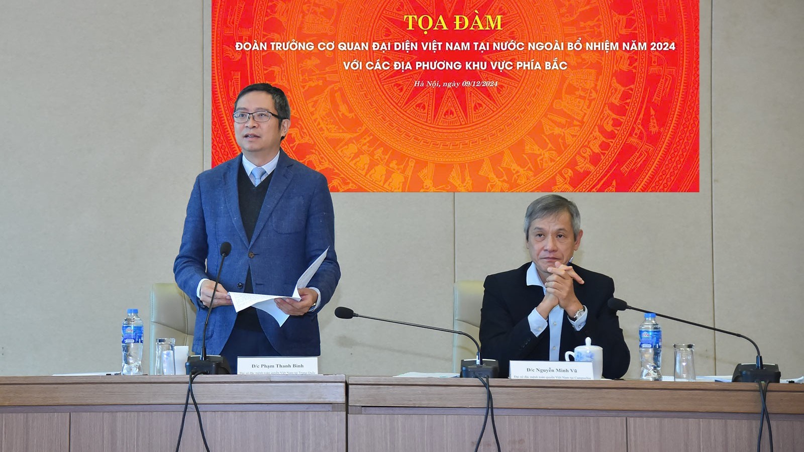 Đoàn Trưởng Cơ quan đại diện Việt Nam ở nước ngoài bổ nhiệm năm 2024 tọa đàm với các địa phương phía Bắc